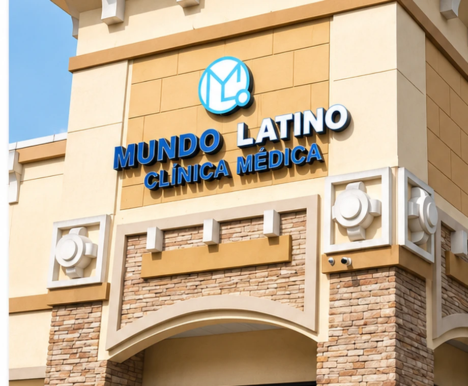 Exterior de Mundo Latino Clínica Médica en Houston, TX